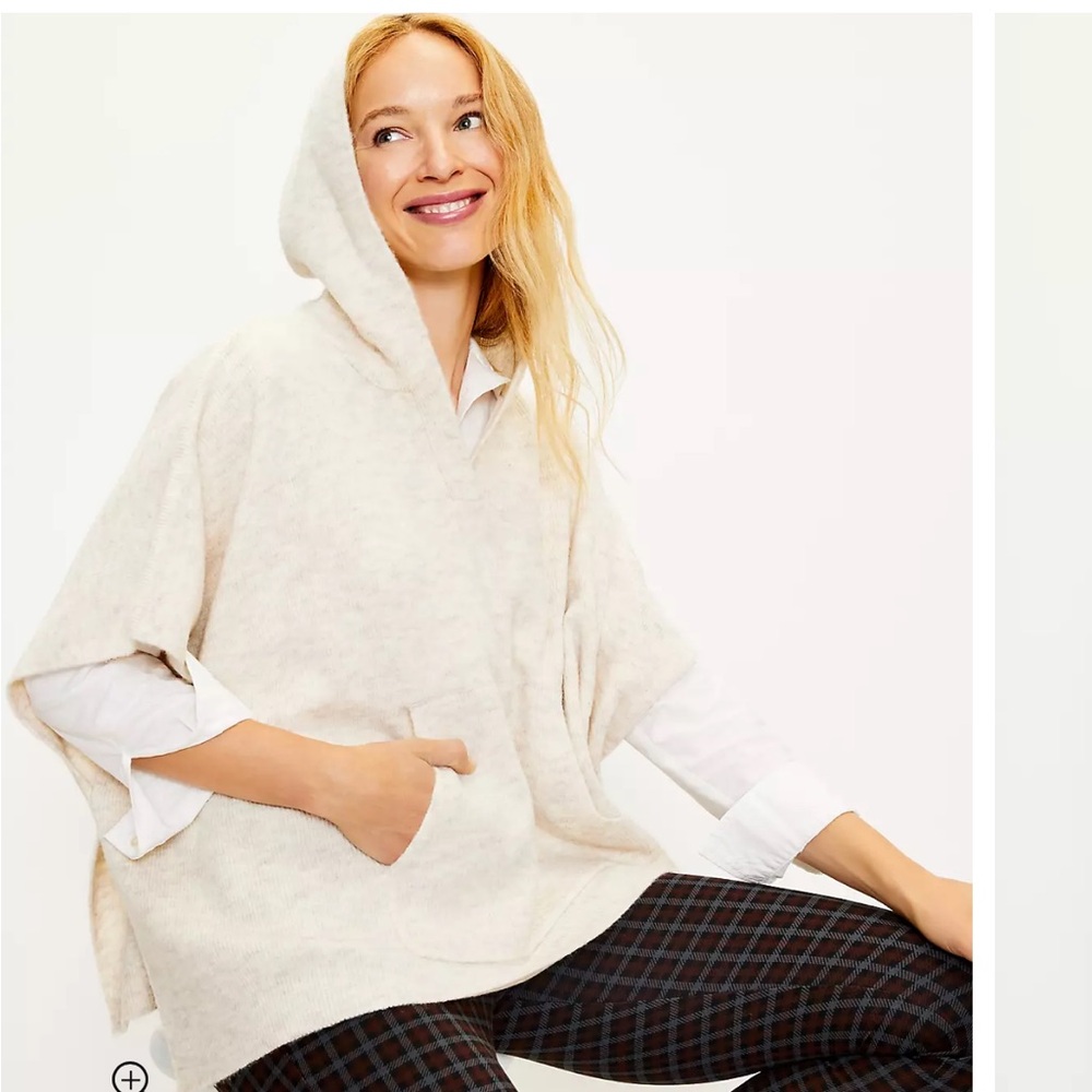 Loft Woman’s Hoodied Poncho